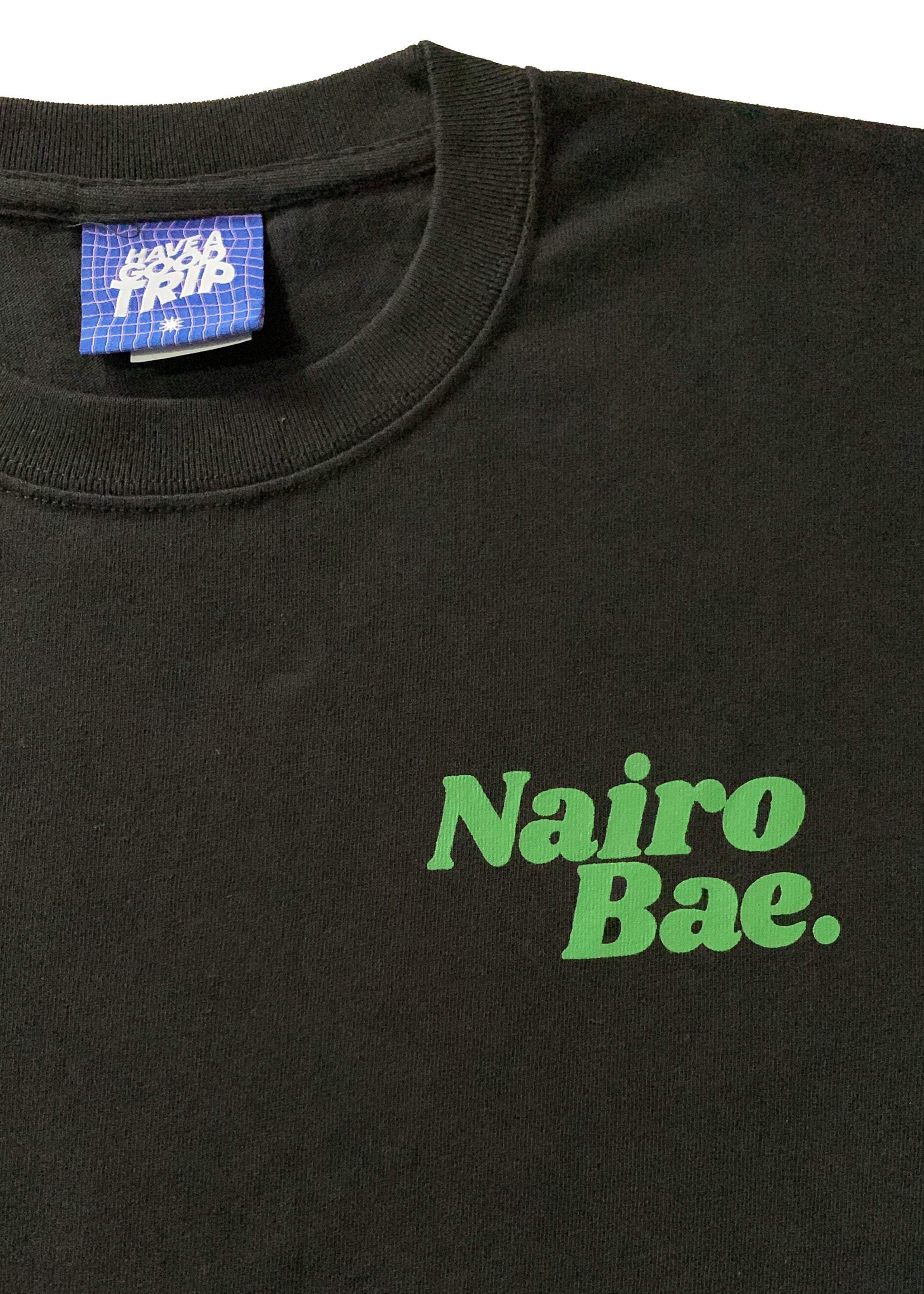 Nairobae Black with Green Ink